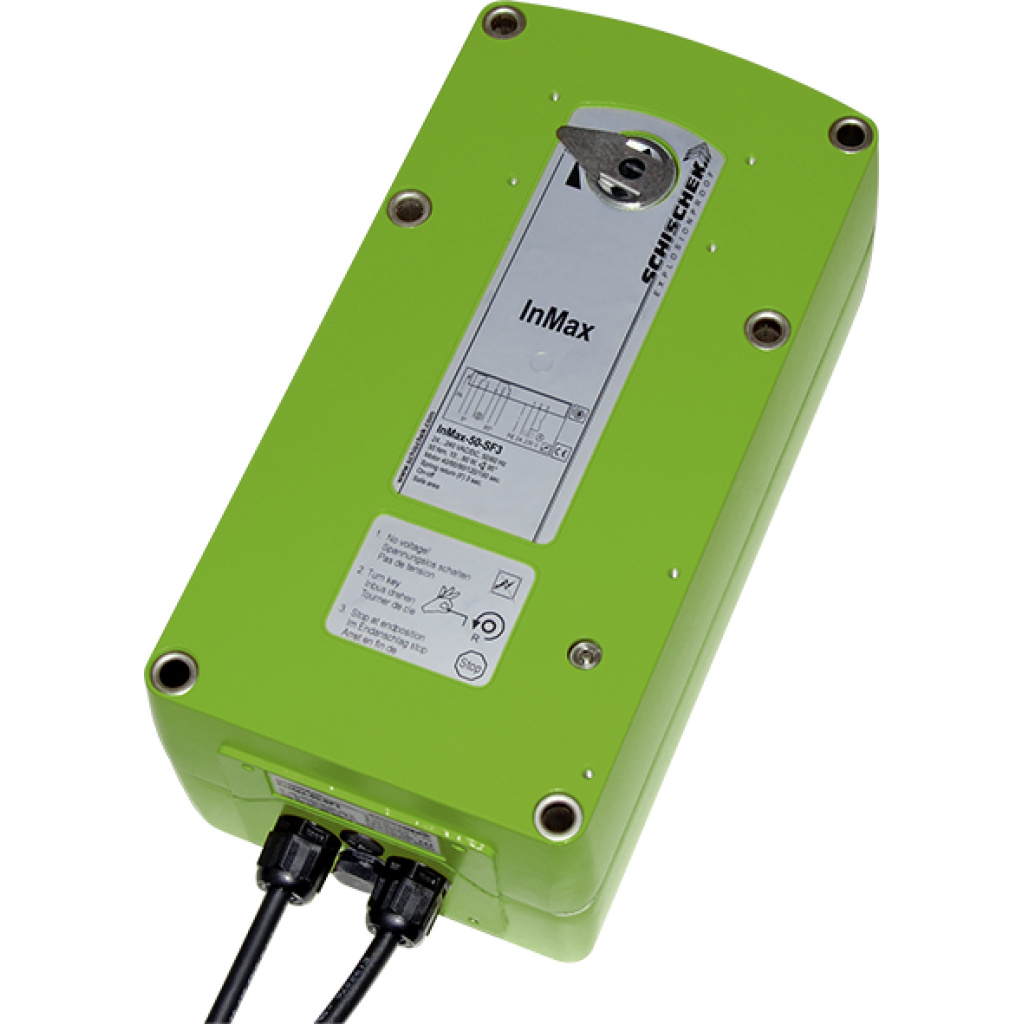 Aandrijving 60 Nm open/dicht 3-punts + veerretour+ schakelaar INMAX-60 ...