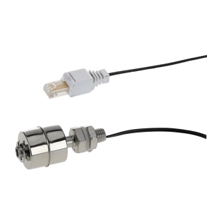 Interrupteur à flotteur H-Tronic en acier inoxydable S4 avec prise RJ45