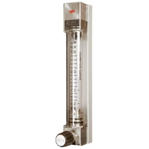 Variable Area (VA) Flowmeter serie 1200 SVC (165 MM met valve), Flow rate 5-50 ml/min.