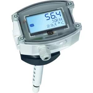 KFTF-20-U Display 0-10V Kanaalopnemer RV / temperatuur actief ±1, 8% nauwkeurig, Pleuroform, TYR II