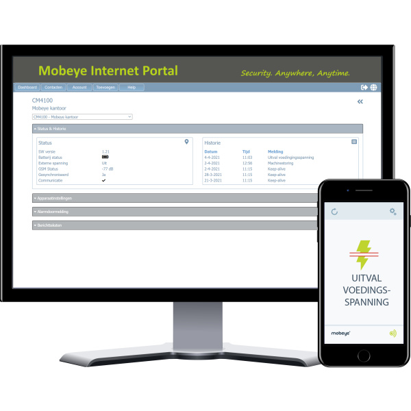 Krachtige stroomuitvalmelder Mobeye PowerGuard CM4100 - Afbeelding 5