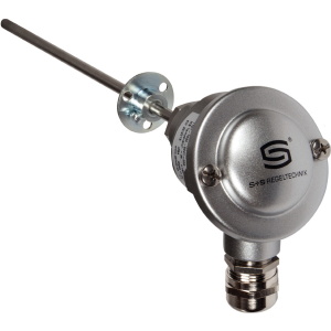 RGTF1 Pt100 (4-draads), 300mm KV met kabelwartel, rookgastemperatuursensor met afstandsstuk