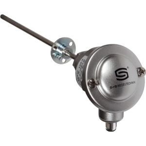 RGTM1-I 400mm Q, 4...20mA, 5P chassis terminal for M12, IP65, flue gas temperature sensor