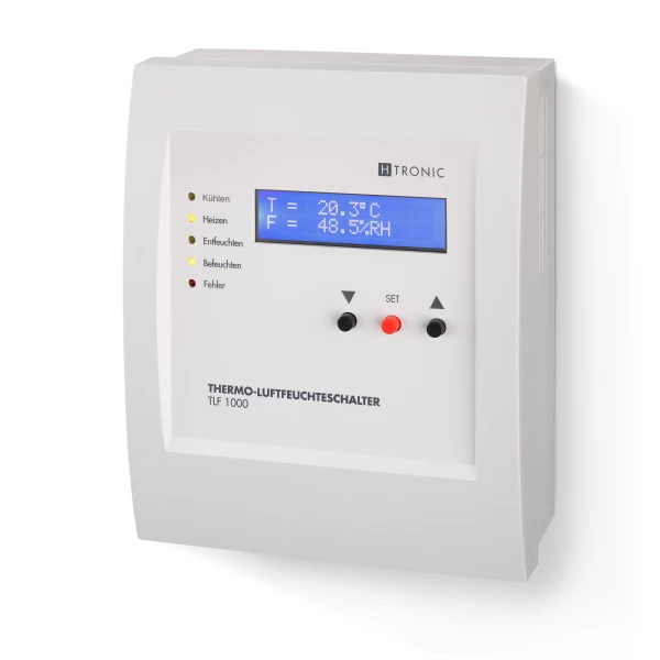 H-Tronic temperatuur-vochtigheidsschakelaar (verwarmingsregeling, klimaatregeling, vochtigheidsregeling, kasregeling) TLF1000 - Image 2