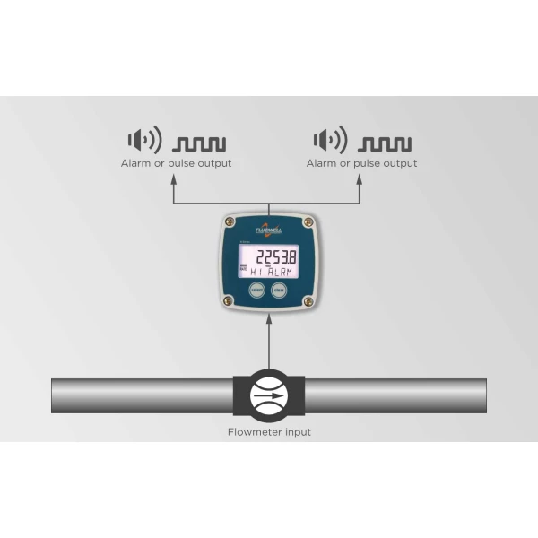 Fluidwell B Series - B-ALERT Basic - Flow rate Monitor / Totalizer - Image 3