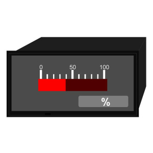 Dijital gösterge çubuk grafiği 10 segment BHO1.BVO1 | 48 x 24
