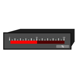 Digitalanzeiger Balkendiagramm 30 Segmente BHO3.BVO3 | 96 x 24