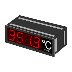 Μεγάλη ψηφιακή ένδειξη, χαρακτήρες ύψους 57/100/200 mm Συχνότητα