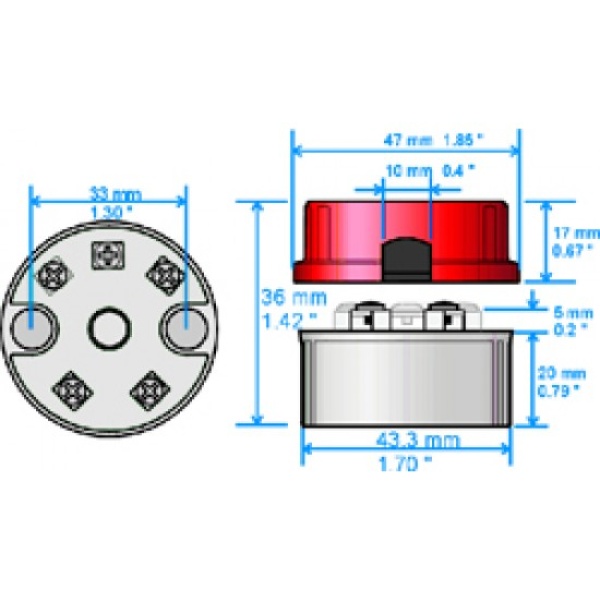 S-Products Headmount temperatuurtransmitter MP82710-HART - Image 2