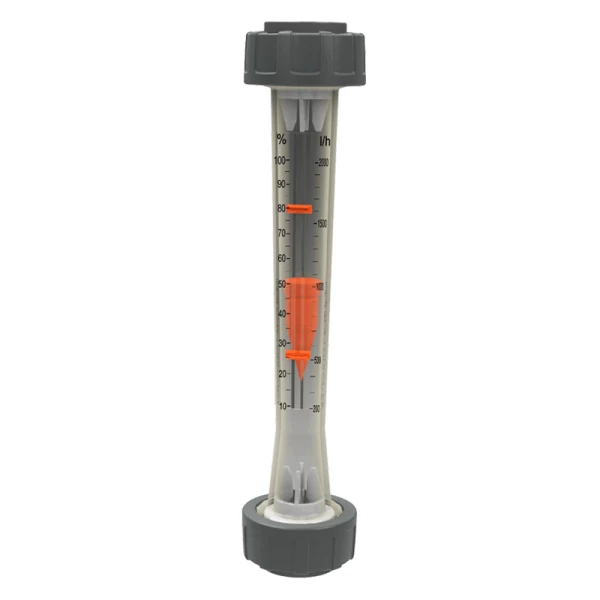 Plastic Variable Area Meter DFM350 2.1/2" 10000-50000 L/Hr (water) met alarm contact - Imagen 2