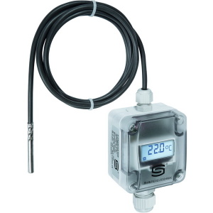 HFTM-U Display Cable temperature sensor adjustable, with transparent cover+fold away display