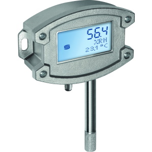 AFTF-20-I VAQ Display, 4...20mA, ±1, 8%, 5P chassis socket for M12, stainless steel housing, IP67
