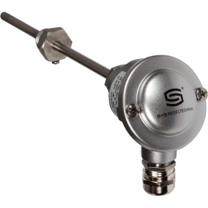 ETF6 Pt100 (4 hilos) 100 / 80mm KV con prensaestopas, IP65, sensor atornillable con pieza distanciadora