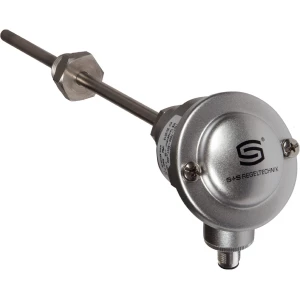 ETF6 Pt100 (4 hilos) 150 / 80mm Q, pieza de chasis para conector M12, sensor atornillable con pieza distanciadora