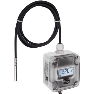 HFTM-I Q Display, 4...20mA, 5P chassis terminal for M12, kabeltemperaturføler