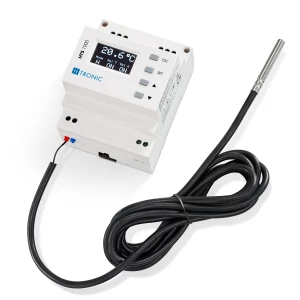 Διακόπτης θερμοκρασίας H-Tronic HTS 1000 για ράγα DIN | 2 x ρελέ χωρίς δυναμικό (επαφές αλλαγής)