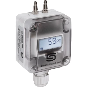 PREMASGARD 2110 Affichage 0...100pa (+ / -), 4...20mA / 0-10V, raccord de pression supérieur, capteur de pression différentielle