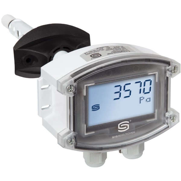 Premasgard 8148-M LCD drukverschil -500...+500 Pa, RV, Temperatuur, Modbus, met display TYR II