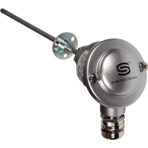 RGTF1 Pt100 (4-draads), 200mm KV met kabelwartel, rookgastemperatuursensor met afstandsstuk