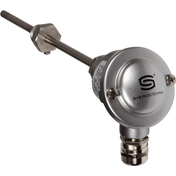 RGTF2 Pt100 (4-wire), 200 / 80mm KV with cable gland, flue gas temperature sensor with spacer