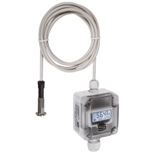 VFF-I Display 0...100%, 4...20mA, ±2%, Vitrin fuktsensor med aktiv utgang