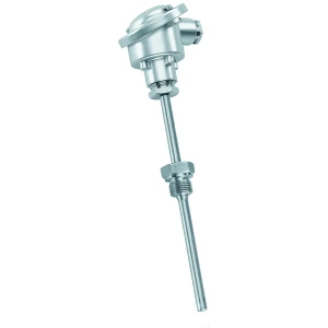 ETF6 NTC 50k L= 200 mm Sonda atornillable con distanciador de acero inoxidable