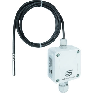 HFTM-U med 1,5 m silikonkabel Hylsesensor, aktiv 0..10 V, justerbart måleområde (standard)