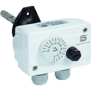 KTR-090R110 un 0...90°C, deux 90...110°C Thermostat à canal réglable de l'extérieur, à deux étages