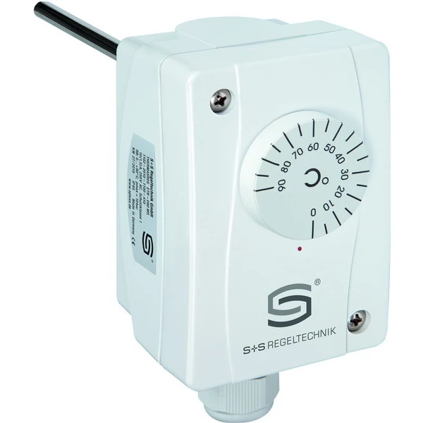 ETR-090-VA 150mm 0...+90°C Termostat zanurzeniowy z regulacją zewnętrzną, jednostopniowy
