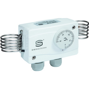 TR-04040 ambos 0...40°C Termostato ambiente, regulable externamente, de dos etapas