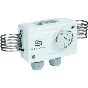 TR-04040 both 0...40°C Thermostat d'ambiance, réglable de l'extérieur, à deux étages