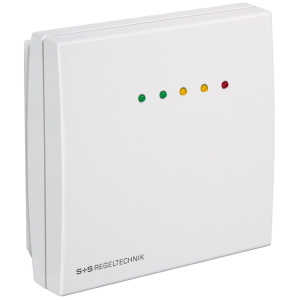 RCO2-W-A 0-10V / 4...20mA & εναλλασσόμενη επαφή, 0...2000 / 5000ppm, φωτεινός σηματοδότης, αισθητήρας CO2 χώρου, BALDUR I