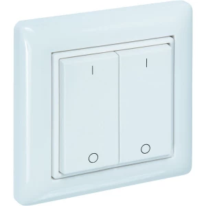 WT-FSE-Vrw Emisor radiográfico, pulsador de pared, 2 / 4 canales blanco / mate, impresión ciega (sin ventana)