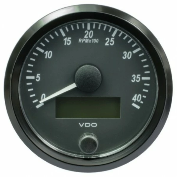 VDO SingleViu Drehzahlmesser 4.000 RPM Schwarz 80mm