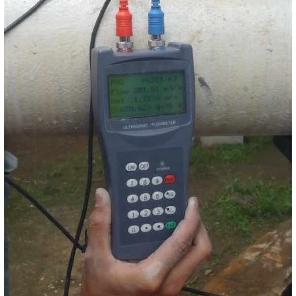 Ultrasone clamp-on flowmeter draagbaar Type: BFU-100-H-M (50-700 mm) - Imagen 3