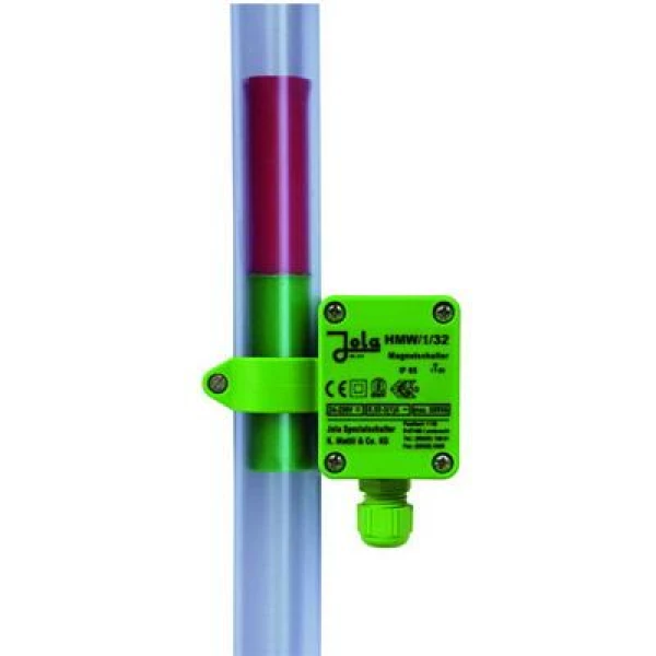 Niveauschakelaar met grotere magneet voor 32 mm buis (klemband) HMW-3-32-GR