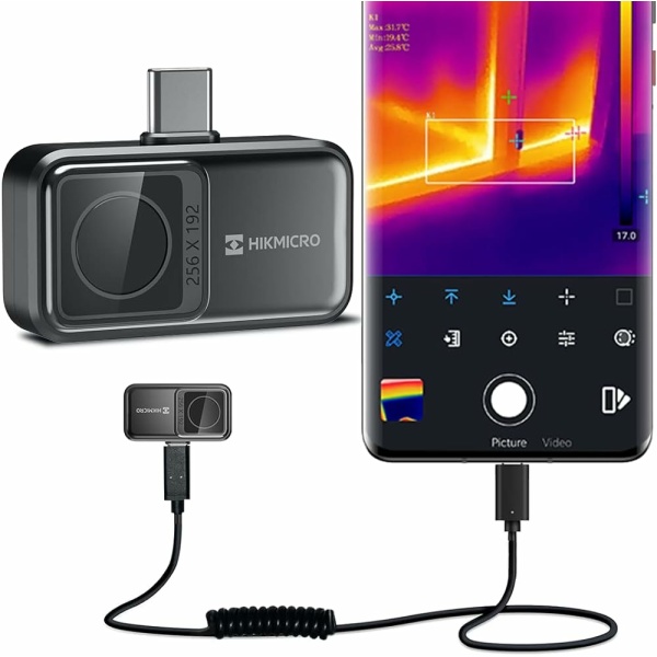 HIKMICRO Mini2 Warmtebeeldcamera 256x192 Thermische pixels, 25Hz, USB-C - Image 2