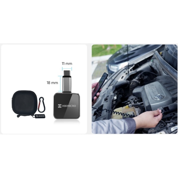 HIKMICRO Warmtebeeldcamera 256x192 Thermische pixels, Focus baar, 25Hz, USB-C | Mini2Plus - Görsel 6