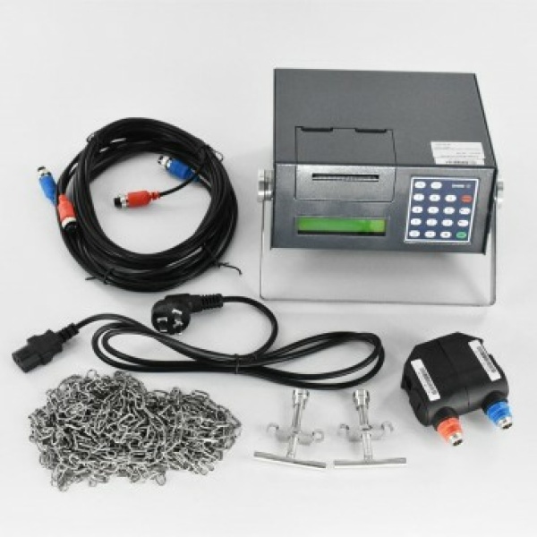 Draagbare ultrasone flowmeter en datalogger met klemsensoren 30-100 mm - Image 2