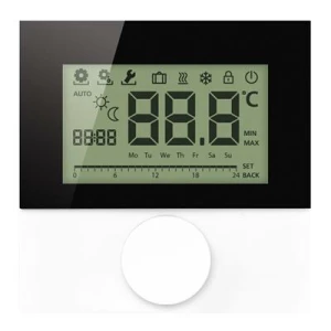 RD 25203-60N4 230V, CHAUFFAGE/REFROIDISSEMENT, RÉGULATION, AFFICHAGE, BLANC, THERMOSTAT D'AMBIANCE ALPHA DIRECT