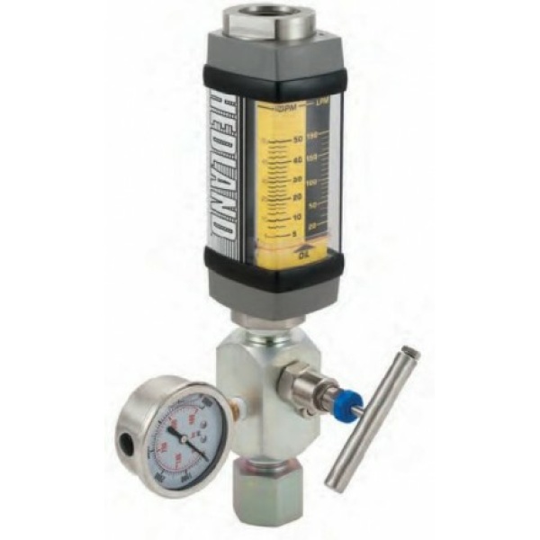 Hedland VA Flow meter voor olie en petroleum: 10 ... 76 LPM - SAE16 - Afbeelding 2