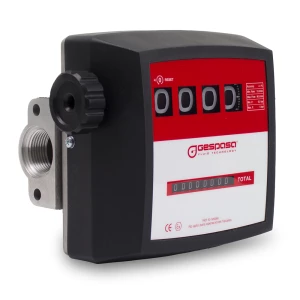 Débitmètre pour gazole et essence MG-84A - MECANIQUE Aluminium 15-90 l/min - ±1 %