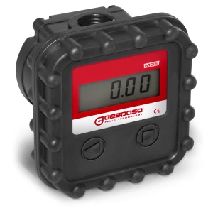 Débitmètre pour lubrifiants et gazole MGE-40 - ELECTRONIQUE 2-40 l/min - ±0.5% - F1/2" - Affichage LCD