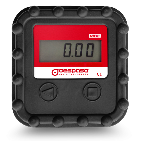 Flowmeter voor smeermiddelen en diesel | MGE-40 · ELEKTRONISCH 2-40 l/min · ±0,5% · F1/2" - LCD display - Afbeelding 2