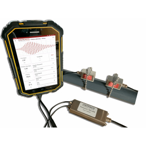 Portasonic® PRO | Handheld tabletgebaseerde ultrasone klem-op flowmeter met drukvoorspellingssoftware
