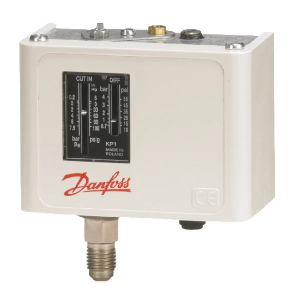 Pressure controller KP-5A (+) connection M10x0.75 + locking device