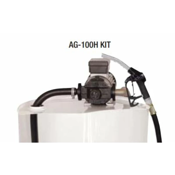 AG-100 HORISONTAL 230V AC PUMPESETT + PA-80 + MÅLER TYPE