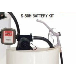 S-IRON-50 POMPE HORIZONTALE - 12 ou 24V DC KIT + PA-60 NOZZLE + MG80 METER