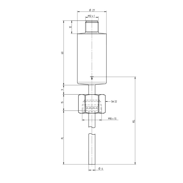 Flowsensor met twee analoge uitgangen voor stroomsnelheid en temperatuur - Image 2