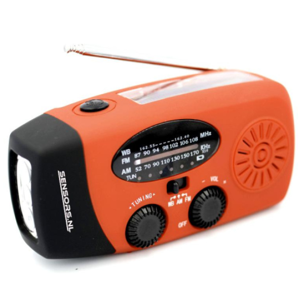 Noodradio NOAA/AM/FM en opwindbaar | Oranje - Image 2